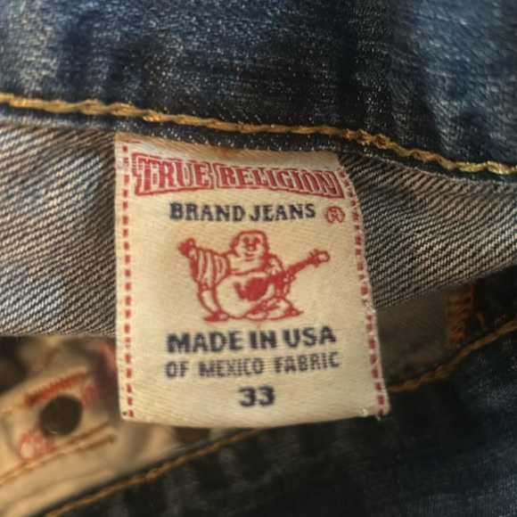 Men’s True Religion Jeans, Sz 33x28 - Picture 4 of 5